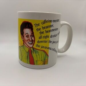 Saturday Night Live SNL Mug The Richmeister Rob Schneider 1991 Caffeine Meister